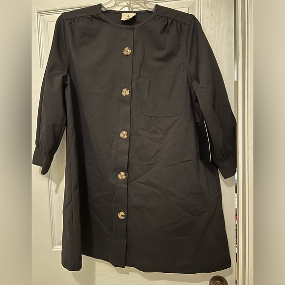 Tuckernuck Black Button-Down Dress - Picture 4 of 4